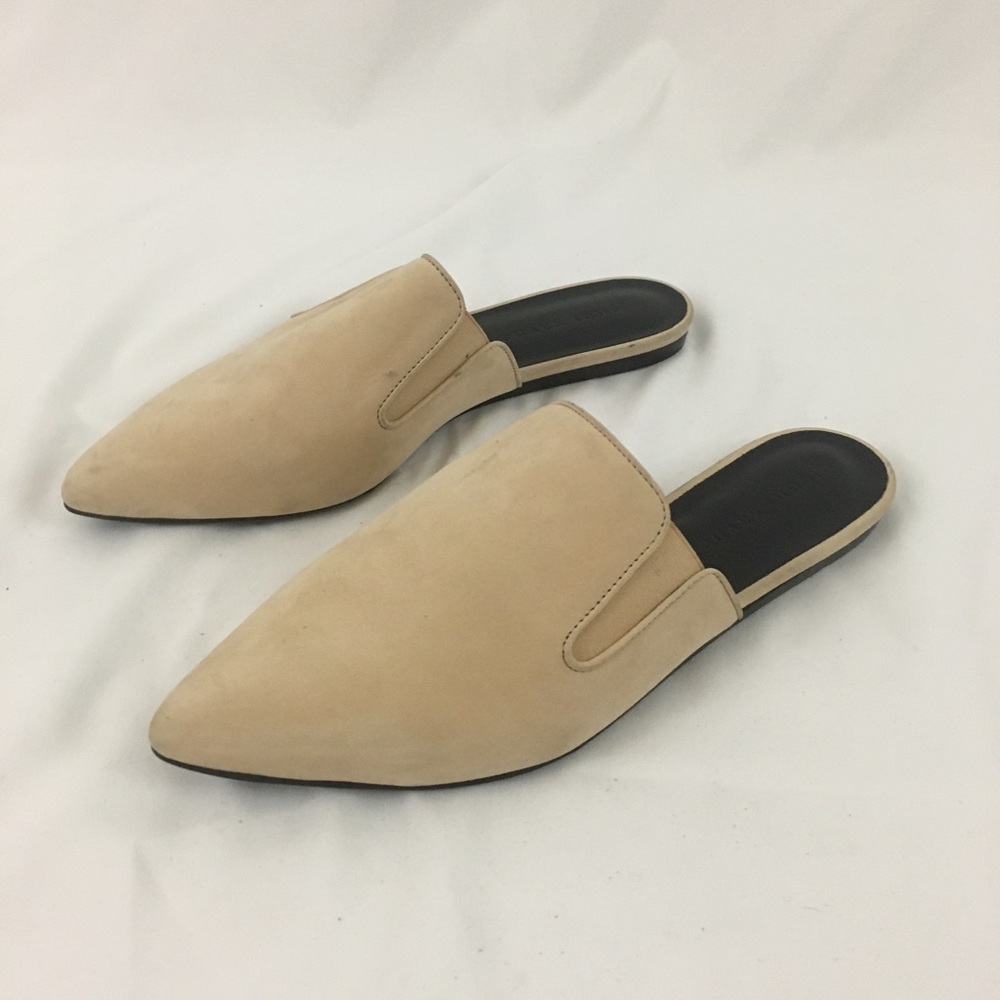 Jenni Kanye Tan Flat Slippers From Nordstrom NWT